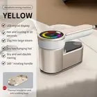 Yellow Mini Electric Iron Rotating Handheld Garment Steamer Portable Wrinkle Rem