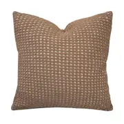 Bambury Home Decor Decorative Endor Square Cushion Terracotta Cotton Woven