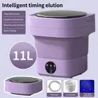 11L Mini Portable Washing Machine Bucket Folding Laundry Machine Clothes Washing