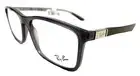 New Ray-Ban Reading Glasses RB 8908 8061 55-18 Grey Carbon-fiber Frames