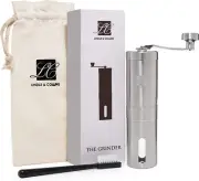 Manual Coffee Bean Grinder Adjustable Conical Ceramic Burr Portable Mill Travel