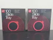 (2) GAF Rototray 100 Slide Tray Sawyers Anscomatic Sears Wards Projector USA NEW