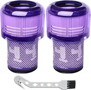 [EASETROL] Filters Replacement Parts for Dyson V12 Detect Slim Vacuum Absolute Motorhead SV20 SV30 SV34, SV35 Cleaner Filter, Compare to Part 971517-01