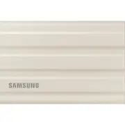 Samsung T7 Shield 2TB Rugged Portable External SSD - Beige USB-C - IP65 Rated Dust & Water Resistance - 3 Metre Drop Resistant - NVMe - Write up to 1000MB/s [MU-PE2T0K/WW]