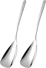 Wenkoni 10.4"" Serving Spoons 18/8 Stainless Steel Buffet Spoons,Dishwasher Safe,Pack of 2