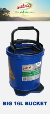 Brand New Sabco 16L Professional Pro Mop Bucket (SABC-1996) Blue