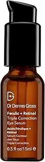 Dr Dennis Gross Ferulic Plus Retinol Triple Correction Eye Serum for Unisex - 0.5 oz Serum, 14.79 millilitre
