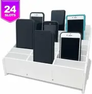 Classroom Cell Phone Storage Cubby and Calculator Storage Caddy Box for...