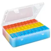 Bead Organizer Box(Red,Yellow,Blue), 31Pcs Small Bead Organizers and Storage ...