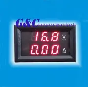 New DC 0-100V 0-50A Dual LED Digital Voltmeter Ammeter Voltage AMP Power M24