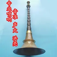 在飛比找樂天市場購物網優惠-專業民間嗩吶樂器 全套鎖吶平均橢圓孔黑檀嗩吶降B調不定調大嗩