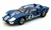 1966 Ford GT-40 MK II #2 Blue w/ White Stripes Shelby SC401 1/18 Scale Diecast