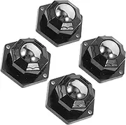 4Pcs Mini Swivel Wheels Adhesive Caster Wheels for Silent Movement Easy Installation Small Appliances for Furniture and Garbage Cans