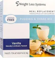 Weight Loss Systems Pudding and Shake Aspartame Free - Vanilla (7/Box) - High Protein - Low Calorie - Low Fat - Low Carb