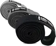 Long Resistance Fabric Bands 3 Pack Set with Door Anchor, Pull-up Assistance Bands for Working Out, Fitness, Training, Physical Therapy, Muscle Training, Shape Body, Pickleball Warm up for Men Women