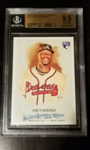 2010 TOPPS Allen & Ginter #53 JASON HEYWARD RC BGS 9.5