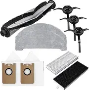 GYing Replacement Accessory Kit for Laresar L6 Pro Robot Vacuum Cleaner, 3 x Side Brush, 4 x HEPA Filter, 1 x Main Roller Brush, 2 x Wipes, 2 x Dust Bags