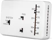 TIDTALEO 1 Set Thermostat Control Unit Durable Analog Heat Cool Thermostat Replacement for Easy to Operate with Accurate Temperature Control Sturdy Material Essential Accessories