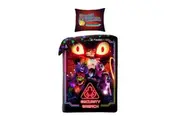 Five Nights At Freddys Security Breach Duvet Cover Set (Black/Multicoloured) (Single)