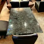 48"x36" Labradorite Gemstone Dining Table Handmade Console Bar Desk Home Decors