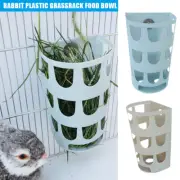 Small Animal Food Feeder Rabbit Hay Rack Guinea Pig Manger Plastic Food Bin Bowl