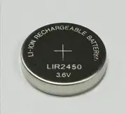 NEW LIR2450 CR2450 2450 Rechargeable Li-ion 3.6V Battery Button/Coin