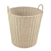 Wicker Laundry Basket with Handles Woven Dirty Clothes Hamper Child