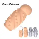 Sex Condoms Lock Rings Penis Sleeve Enlargement Adult Men Extender Delay Toys