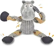 X-XDUN Dog Toys Dog Plush Toys for Aggressive Chewers,Dog Squeaky Toys with Crinkle Paper Tough Stuffed Dog Toys for Large Dogs Durable Puppy Chew Toys for Small, Medium, Large Breed