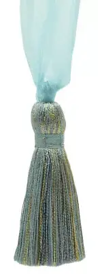 DÉCOPRO Tassel Tieback, Color# VL05 - Light Sand Blue [Set of 2]