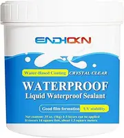 Endhokn Clear Waterproof Sealant - 35 Ounces, Indoor & Outdoor, Bathroom & Roof Coating