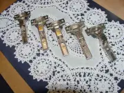 Five (5) Blum 71B355 Nickel Clip Top, 110 Degree Hinge Full Overlay 71B355-01.01