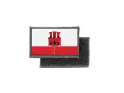 Flag patch printed badge country gibraltar
