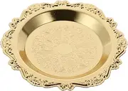 HOLIDYOYO Retro Iron Candle Dish Compact Decorative Tray for Home Stylish Design for Creating Artistic Atmosphere