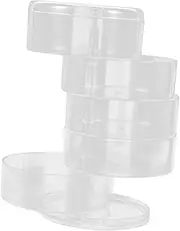 1pc Rotating Storage Rack Desk Organizer Jewelry Storage Holder Cosmetic Organizer Case Jewlery Tray Necklace Case Earring Tray Watch Tray To Rotate Plastic Accessories Decorate/554