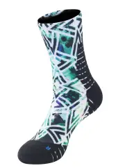 Antu Bamboo Digital Printing Unisex Performance Socks - Colourful - S