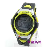 在飛比找蝦皮購物優惠-【 幸福媽咪]PASNEW 百勝牛 多功能防水電子錶 流行錶