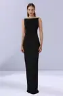 NEW EFFIE KATS EFFIE KATS Womens Gabbi Gown - Black