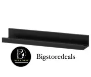 IKEA Picture Photo Ledge Rail Wall Shelf Storage Organizer Black 22 3/4 New