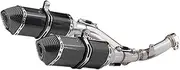 Exhaust System Exhaust Stainless Steel Double Hole Exhaust Muffler for CRF 450R CRF 450RX 2015-2020(TYPE-D)