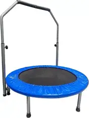 Mini Trampoline with Handlebar - 36" Trampoline with Adjustable handrail Height