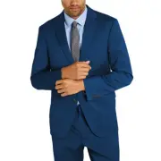 Kenneth Cole REACTION Men's Suit Jacket Blue 40 Short