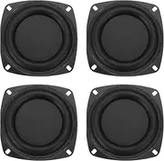 uxcell 4 Pcs Passive Radiator 4 Inch Woofer Vibrating Membrane, Rubber Vibration Diaphragm Plate Subwoofer for Bass Speaker Replacement, DIY