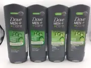 Dove Men+Care Extra Fresh Micro Moisture Refreshing Body &Face Wash 18oz, 4/PACK