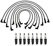 GM OE Ignition Wire Set 8 ACDelco Conventional Spark Plugs Kit For Chevy GMC V8