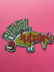 Reel Therapy layered scrapbook paper design handmade in Mt