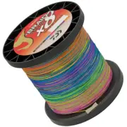 Daiwa J Braid Grand x8 1500m Multi Colour Braid Fishing Line - Choose Lb BRAND N