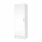 Bedford 600mm White Tall 1 Door High Moisture Resistant Slimline Cabinet