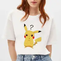 在飛比找蝦皮購物優惠-Pikachu Pokemon Women T-shirt 