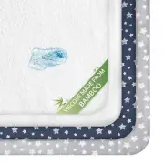 Crib Sheets & Waterproof Crib Mattress Protector for Boys 4 Pack Set Viscose ...